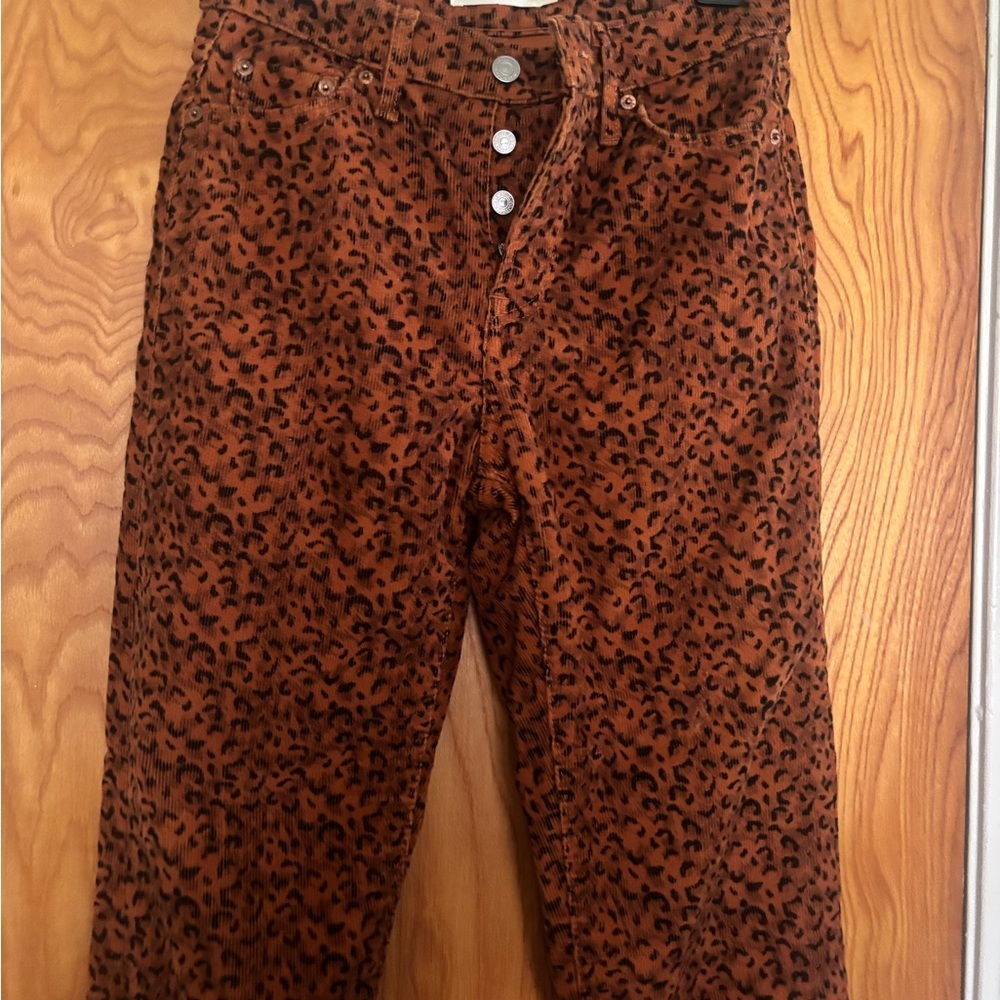 Levi's Patterned Wedgie Straight Pants - image 4